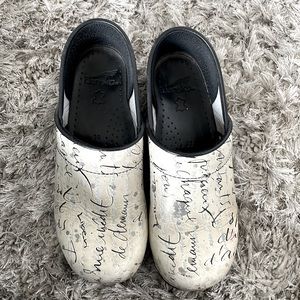 French Lettering Danskos size 38